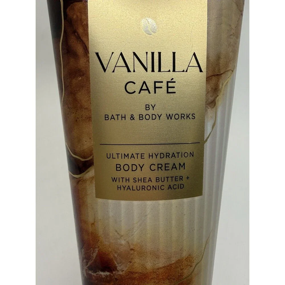Bath & Body Works VANILLA CAFE BODY CREAM ULTIMATE HYDRATION 8 FLOZ / 226 ML NEW